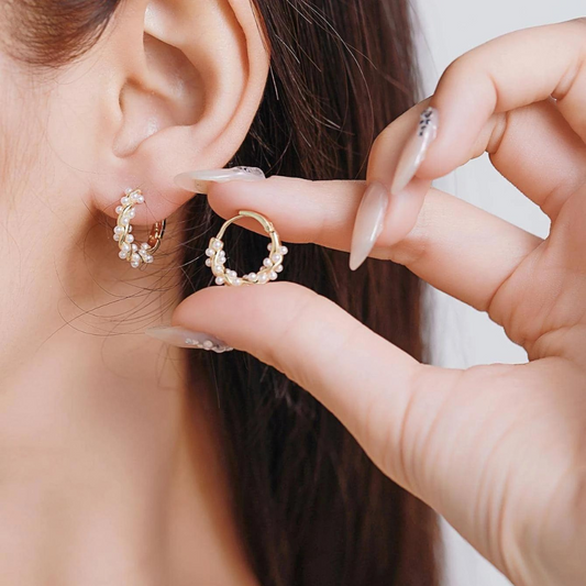 Artificial Pearl Earrings - Elegant Pearl Earrings
