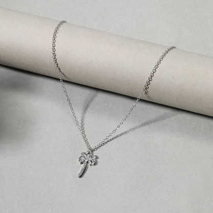 Palm Necklace - Island-Themed Pendant