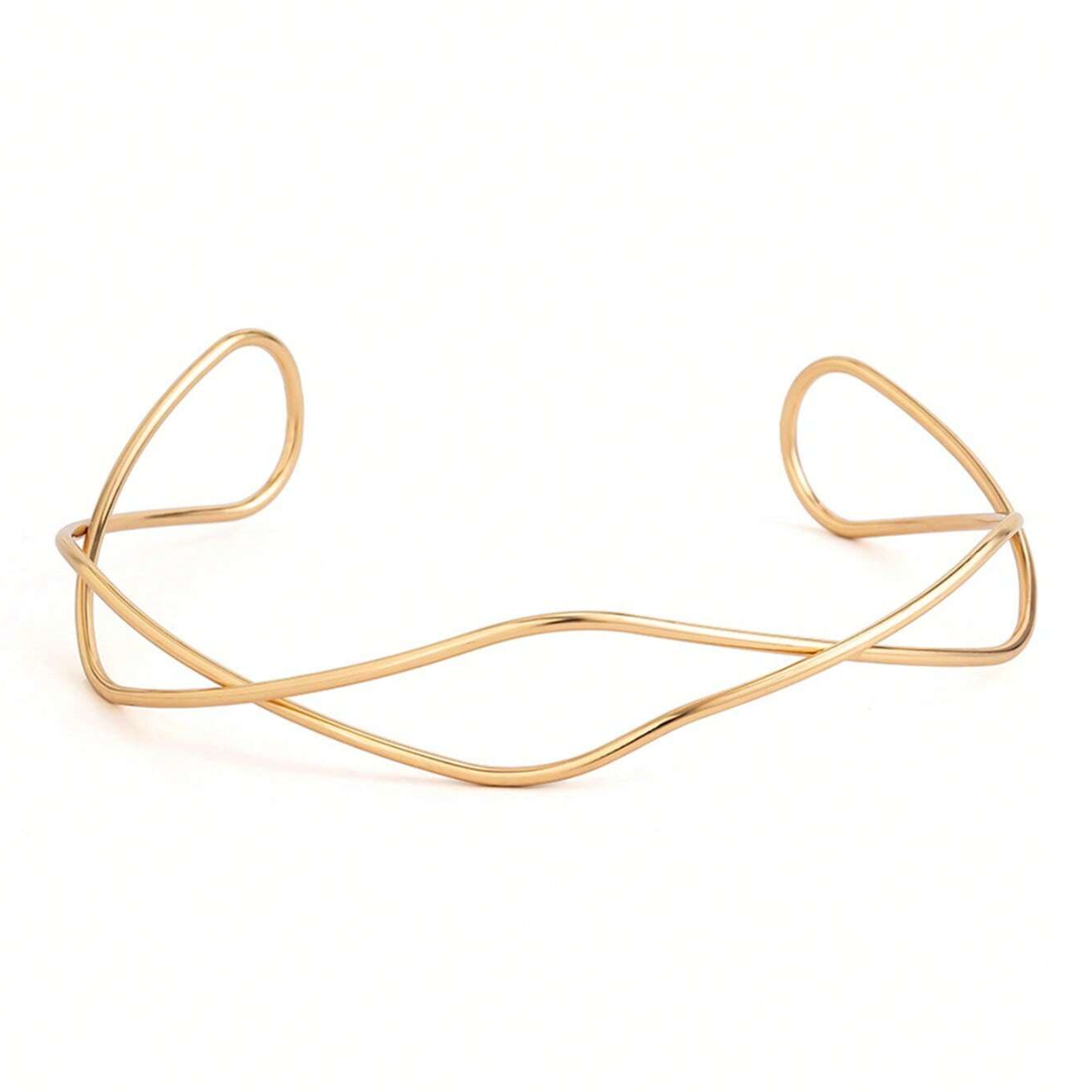 Twisted Wire Necklace – Modern Choker with a Twist