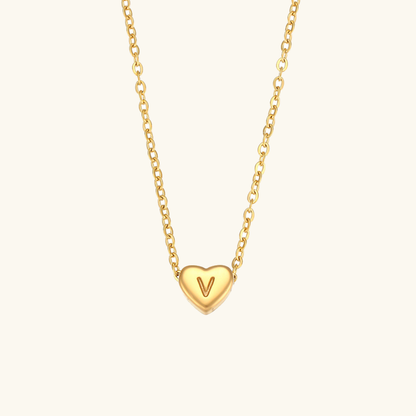 Corazón - Gold Initial Necklace