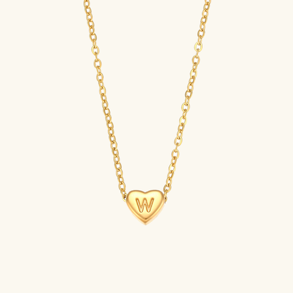 Corazón - Gold Initial Necklace
