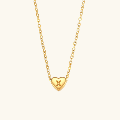 Corazón - Gold Initial Necklace