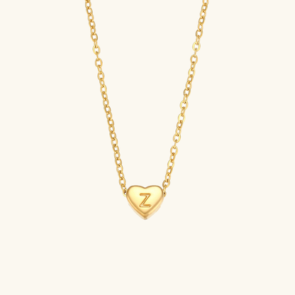 Corazón - Gold Initial Necklace