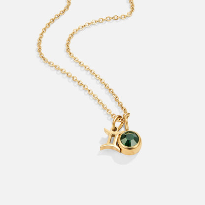 Shay – Zodiac Necklace with Birthstone
