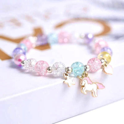 Dreamy - Pearl Bracelet with Unicorn Pendant
