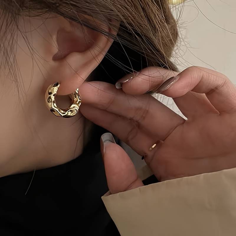 Barrel Ring Earrings - Delicate Earrings