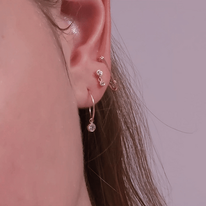 Eden - Small Safety Pin Earrings