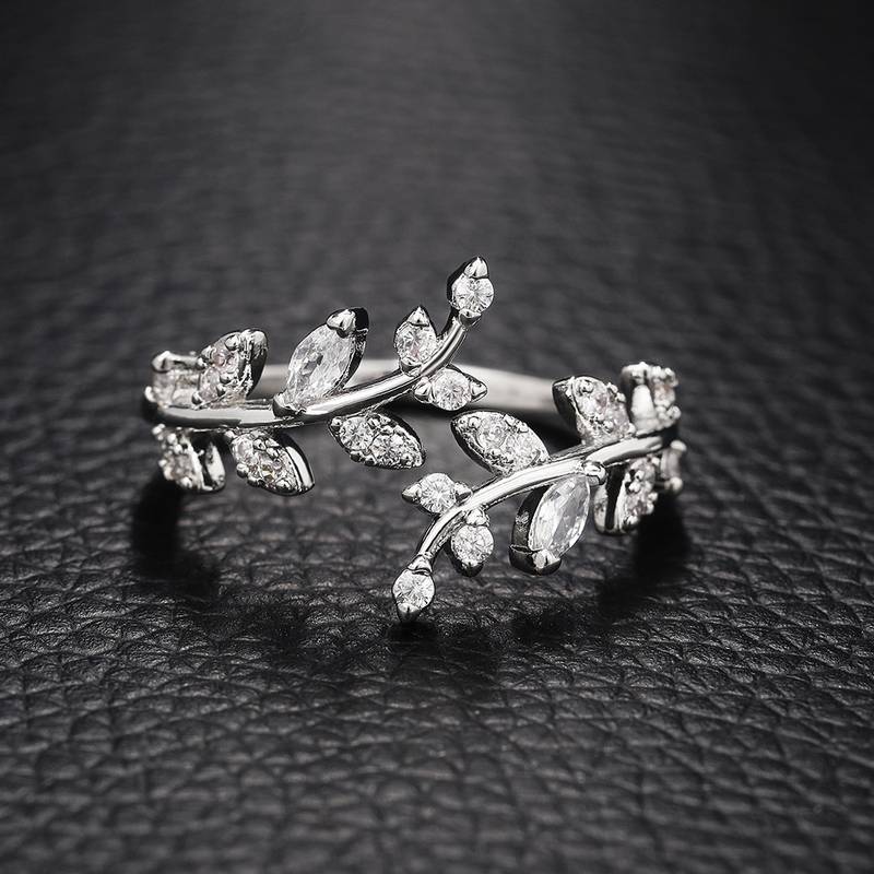Branch Leaf Ring - Tree Leaf Ring