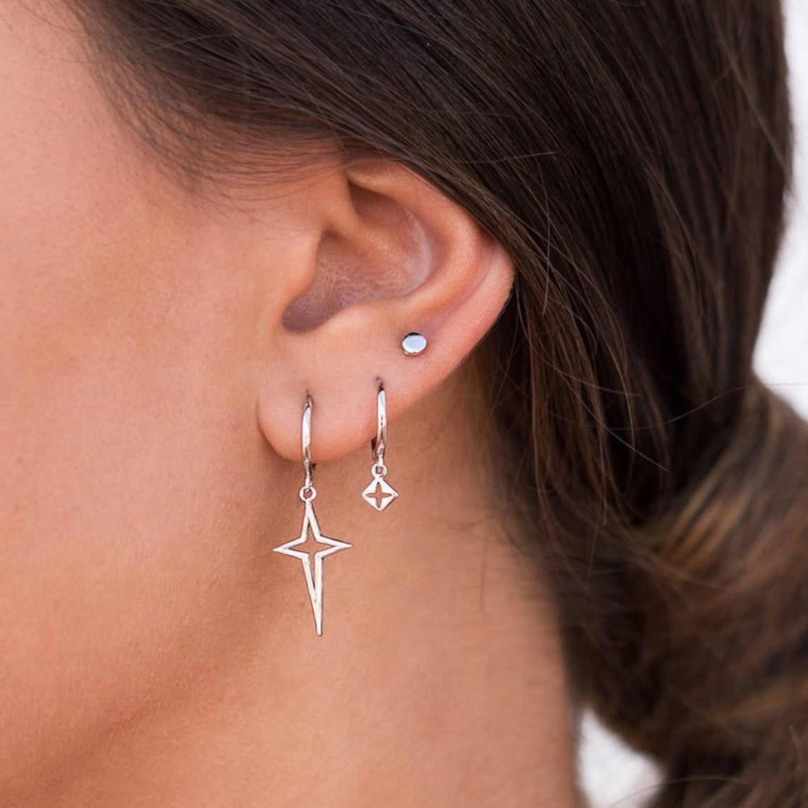 Tiny Circle Dot - Minimalist Earrings