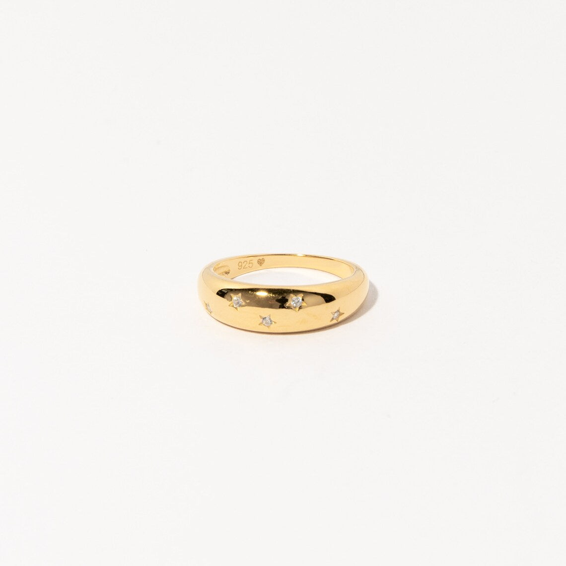 Star Ring - Dome Signet Ring