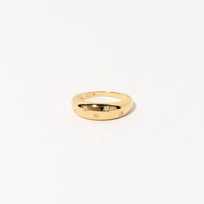 Star Ring - Dome Signet Ring