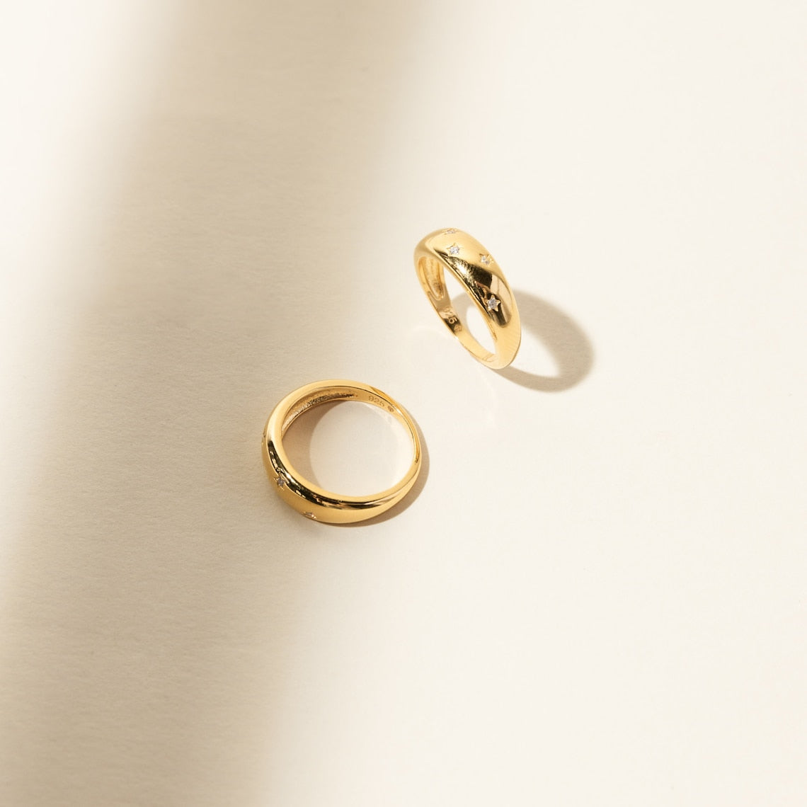 Star Ring - Dome Signet Ring