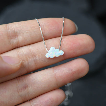 Cloud Opal Necklace - Necklace with Cloud Pendant