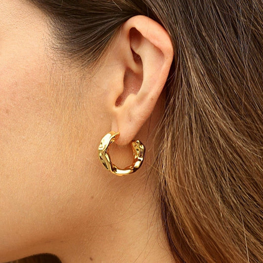 Barrel Ring Earrings - Delicate Earrings