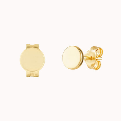 Tiny Circle Dot - Minimalist Earrings