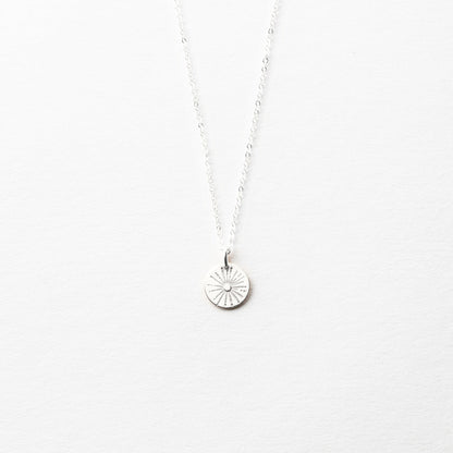 Sun Rays Necklace - Necklace with Small Sun Charms