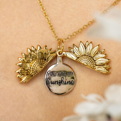Eres mi sol - Sunflower Pendant Necklace