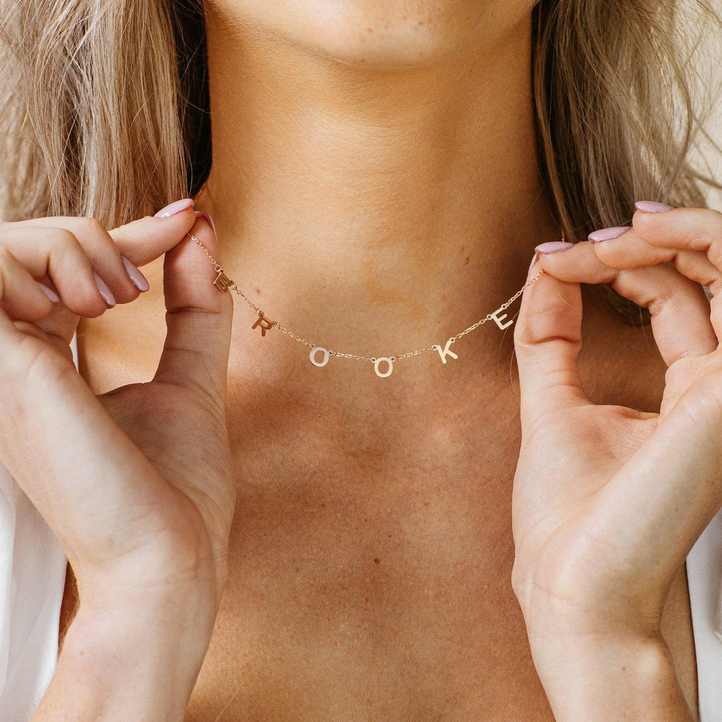 Name Letter Chain – Personalized Name Necklace