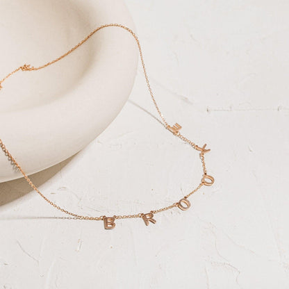 Name Letter Chain – Personalized Name Necklace