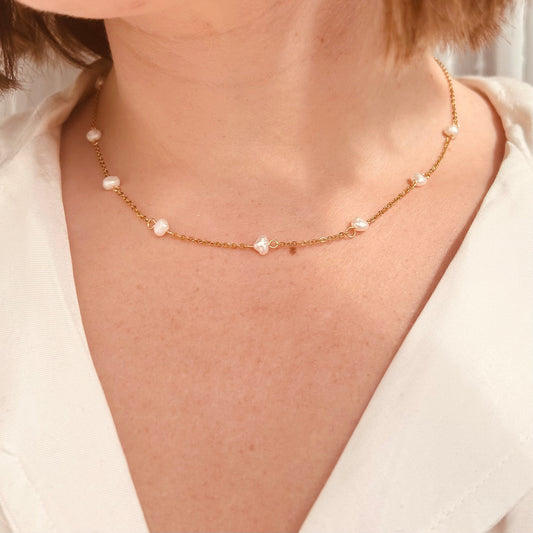 Gold Pearl Chain – Your Everyday Elegance Necklace
