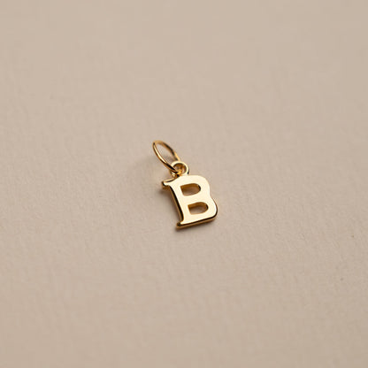 Sabrina - Gold Letter Pendant