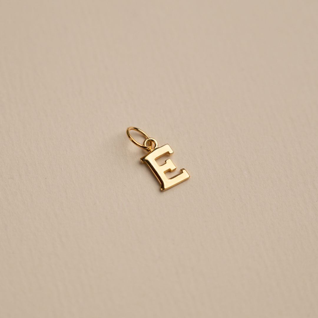 Sabrina - Gold Letter Pendant