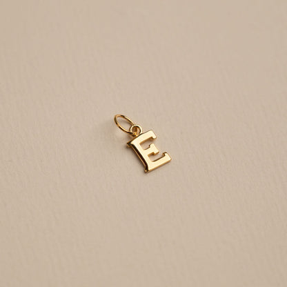 Sabrina - Gold Letter Pendant