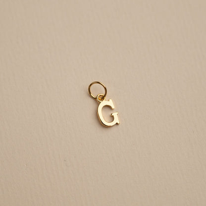 Sabrina - Gold Letter Pendant