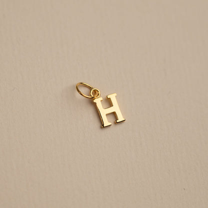 Sabrina - Gold Letter Pendant