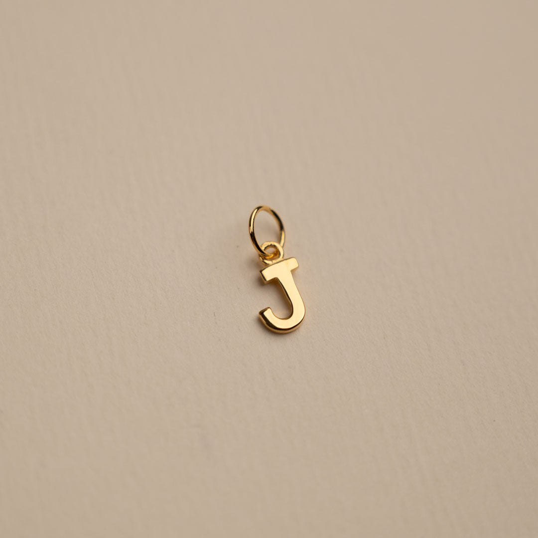 Sabrina - Gold Letter Pendant