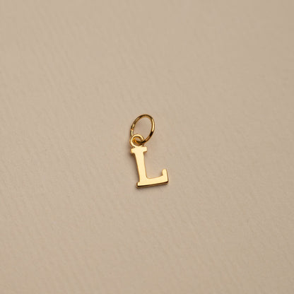 Sabrina - Gold Letter Pendant