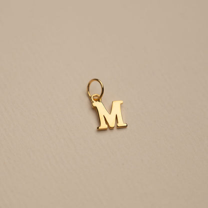 Sabrina - Gold Letter Pendant