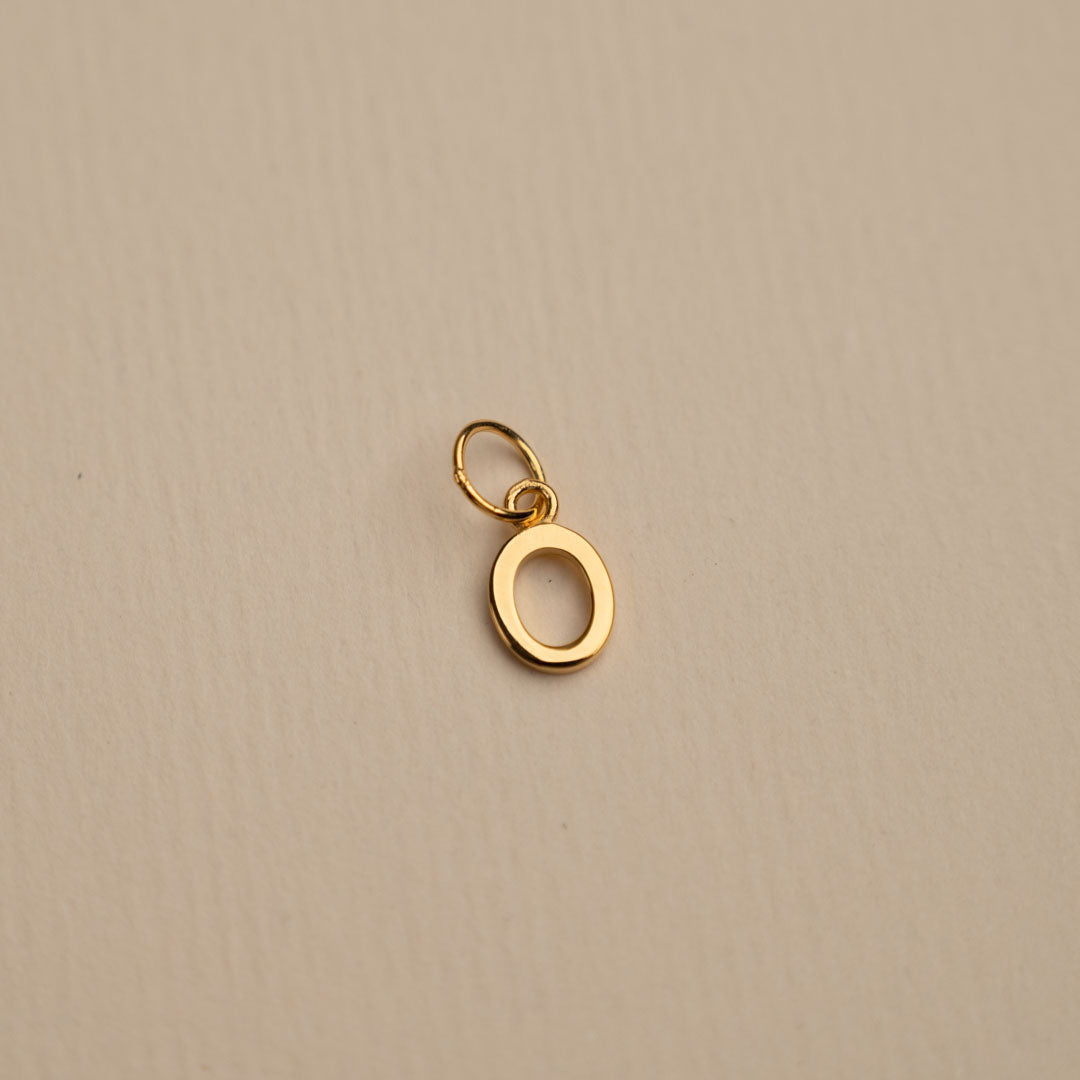 Sabrina - Gold Letter Pendant