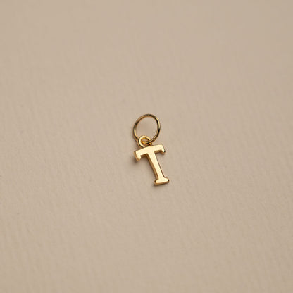 Sabrina - Gold Letter Pendant
