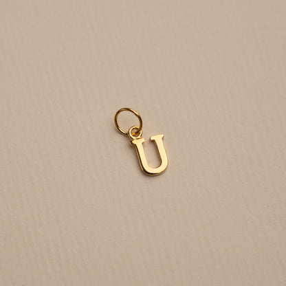 Sabrina - Gold Letter Pendant