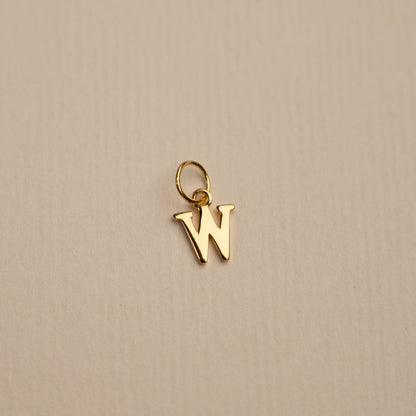 Sabrina - Gold Letter Pendant