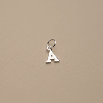 Nadia - Silver Letter Pendant