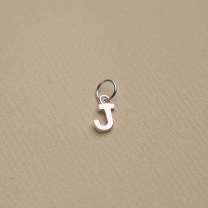 Nadia - Silver Letter Pendant