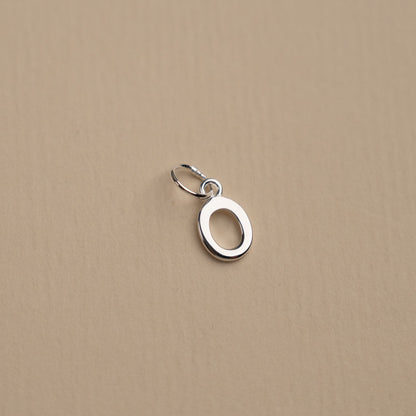 Nadia - Silver Letter Pendant
