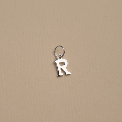 Nadia - Silver Letter Pendant