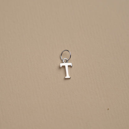 Nadia - Silver Letter Pendant