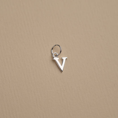 Nadia - Silver Letter Pendant