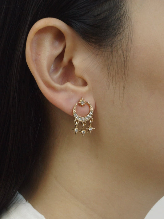 Joya - Sparkling Midnight Earrings