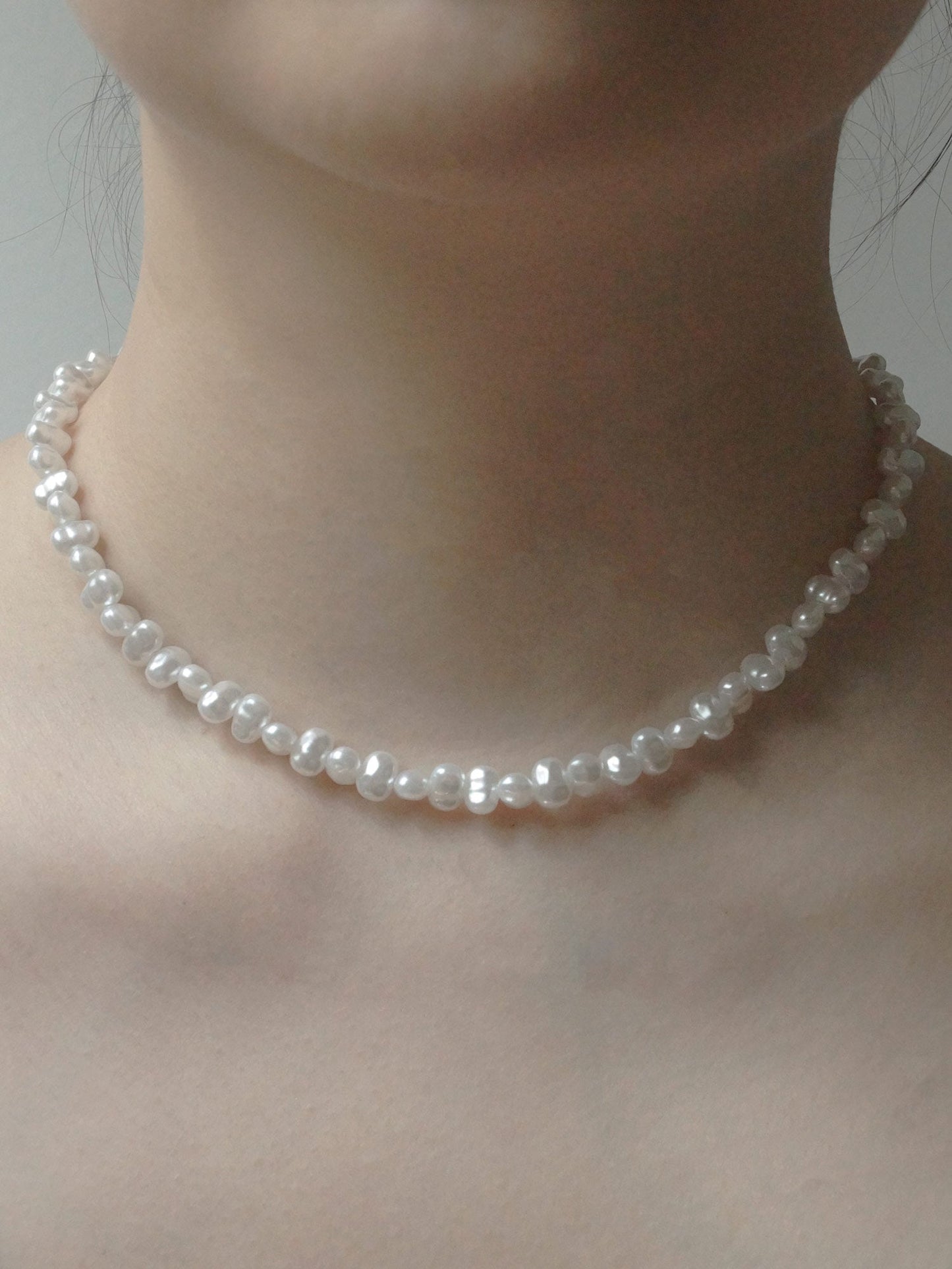 Stella - Cluster Pearl Necklace