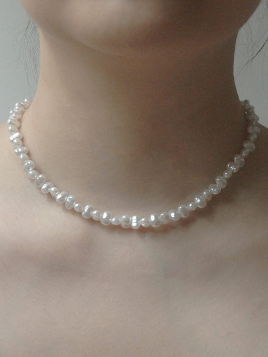 Stella - Cluster Pearl Necklace