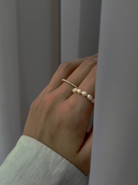 Jane - Duality Gold and Pearl Ring