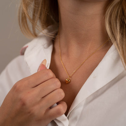 Lamia - Gold Heart Necklace