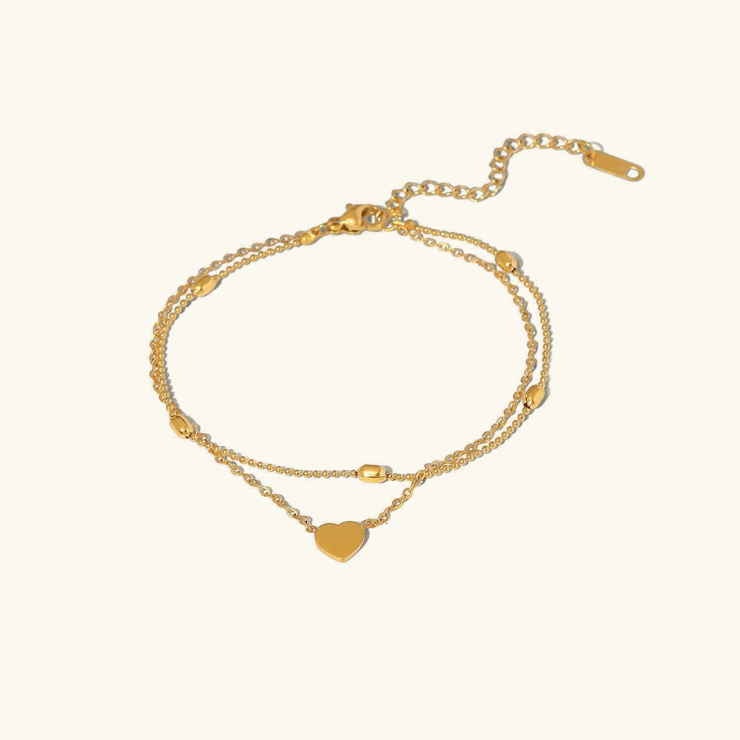 Rowena - Layered Gold Anklet