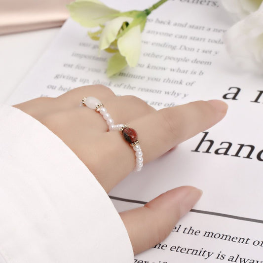 Stone Pearl - Vintage Pearl Ring