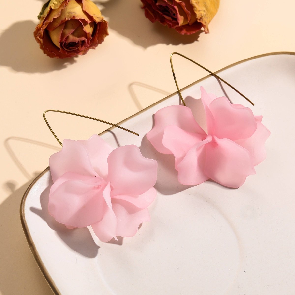 Fariba - Spring Floral Hoop Earrings